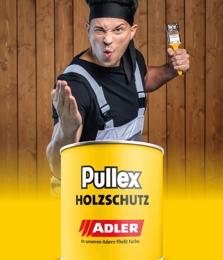 So ändern sich die Zeiten: Einst hat „Hiasl, der Heimwerker“ für Pullex geworben, heute der coole „Karate-Boy“.  | © ADLER