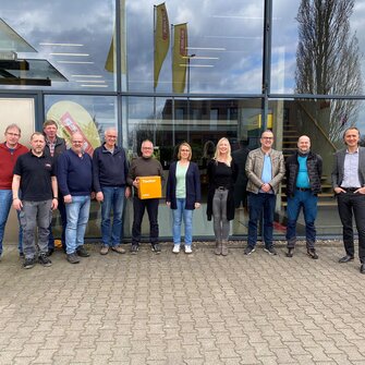 Berufsschullehrer und -lehrerinnen aus ganz Nordrhein-Westfalen besuchten den ADLER Servicestützpunkt Herford.