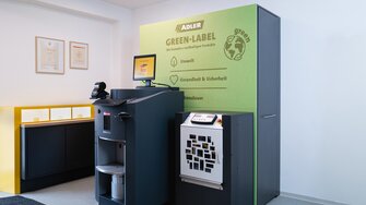 Die ADLER Color4You-Station erfüllt dort nicht nur alle Farbwünsche, sondern rückt den Focus auch auf das ADLER Bekenntnis zur Nachhaltigkeit.  © Igor Ihr Malermeister