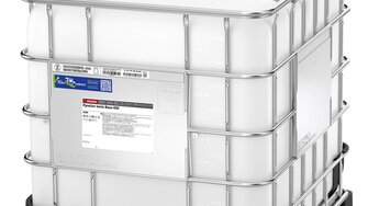 ADLER bezieht ausschließlich Green Layer IBCs, die mit Recycling-Kunststoff hergestellt werden.