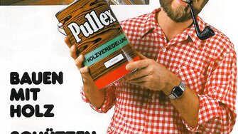 So ändern sich die Zeiten: Einst hat „Hiasl, der Heimwerker“ für Pullex geworben, heute der coole „Karate-Boy“.  | © ADLER