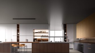 Die Spitzenklasse der Nachhaltigkeit: Der Möbellack Bluefin Terra-Diamond besteht überwiegend aus biobasierten Rohstoffen.  | © Boffi