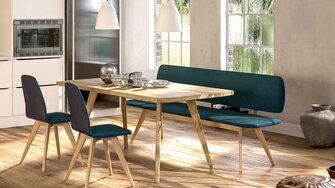 Besser schützen: Der großteils aus nachwachsenden Rohstoffen hergestellte Möbellack Bluefin Terra-Diamond von ADLER garantiert höchste Oberflächenqualität und ist deshalb auch für stark beanspruchte Flächen geeignet.  | © Forcher Tirol