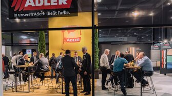 Der ADLER-Messestand war durchwegs gut besucht. 