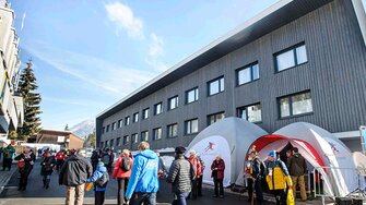 Biathlon-Zentrum Hochfilzen, beschichtet mit Lignovit Platin von ADLER
