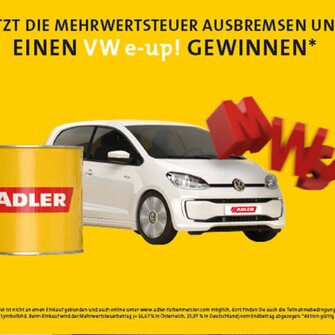 Aktion gültig von 26.04. - 05.05.2018 bei allen teilnehmenden ADLER Farbenmeistern und online unter www.adler-farbemeister.com.
