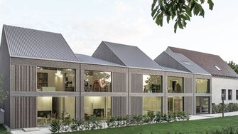 Die Dickschichtlasur DSL Carat ist die optimale Ergänzung zu trendigen Vorvergrauungslasuren wie Pullex Silverwood und Pullex Platin von ADLER. (Fotohinweis: VON M)