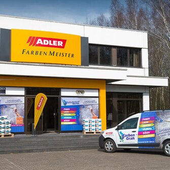 Von Profis für Profis: ADLER-Farbenmeister Grah ist die neue Anlaufstelle für qualitätsbewusste Kunden in Aachen. (Fotohinweis: ADLER / Ulrich Gockel, dd werbeagentur)